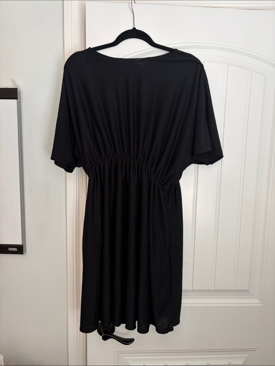 Joe Fresh Dresses & Skirts - Joe Fresh Black Short-Sleeve Elastic-Waist Mini Dress